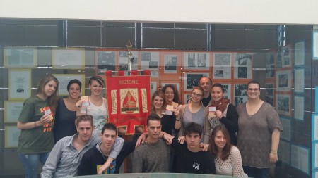 Istituto Stringher, Consegna delle tessere di donatore AFDS, maggio 2014